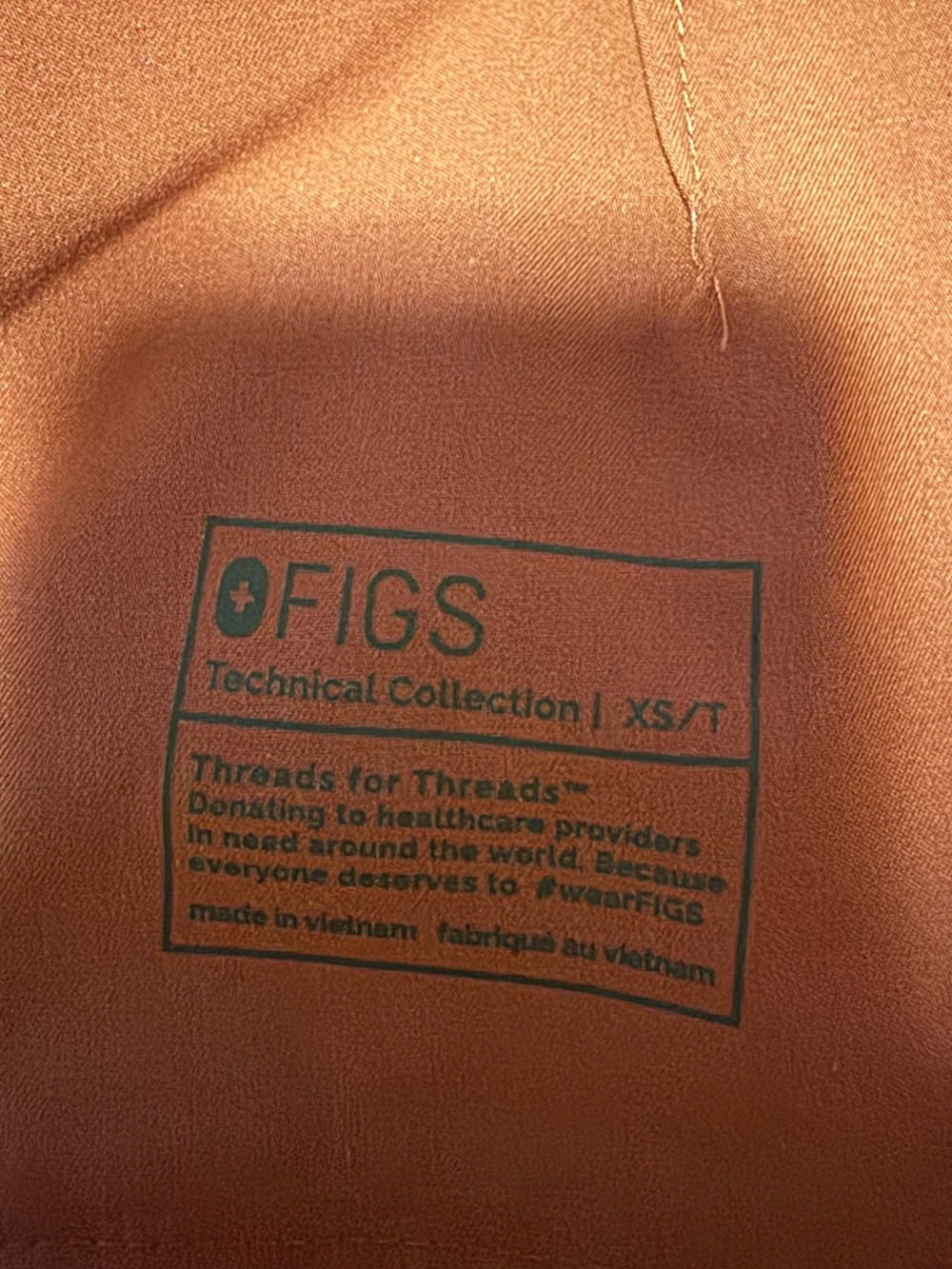 Figs High Waisted Livingston Basic Scrub
Pants XS Tall - Picture 3 of 4